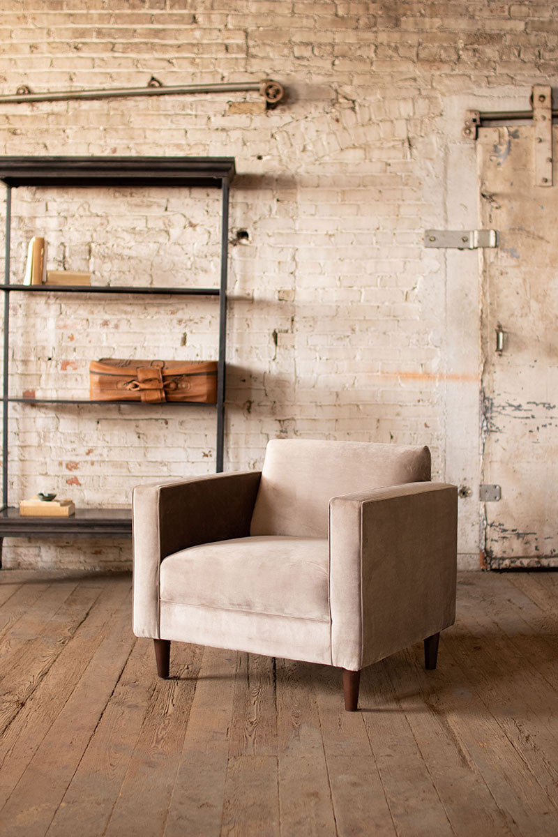 Velvet Club Chair