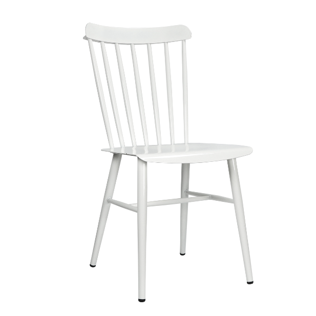 Windsor white metal chair