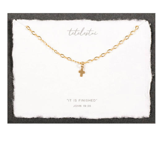 Tetelestai | Christian Necklace | Minimal Jewelry | John