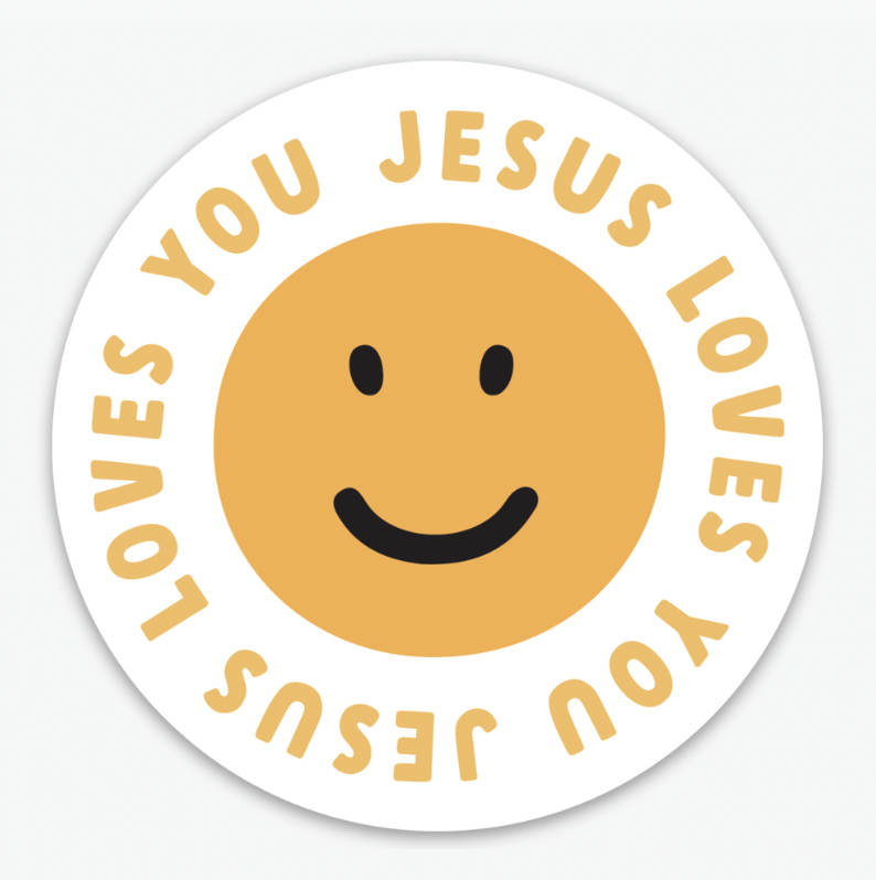 Jesus Loves You Sticker 