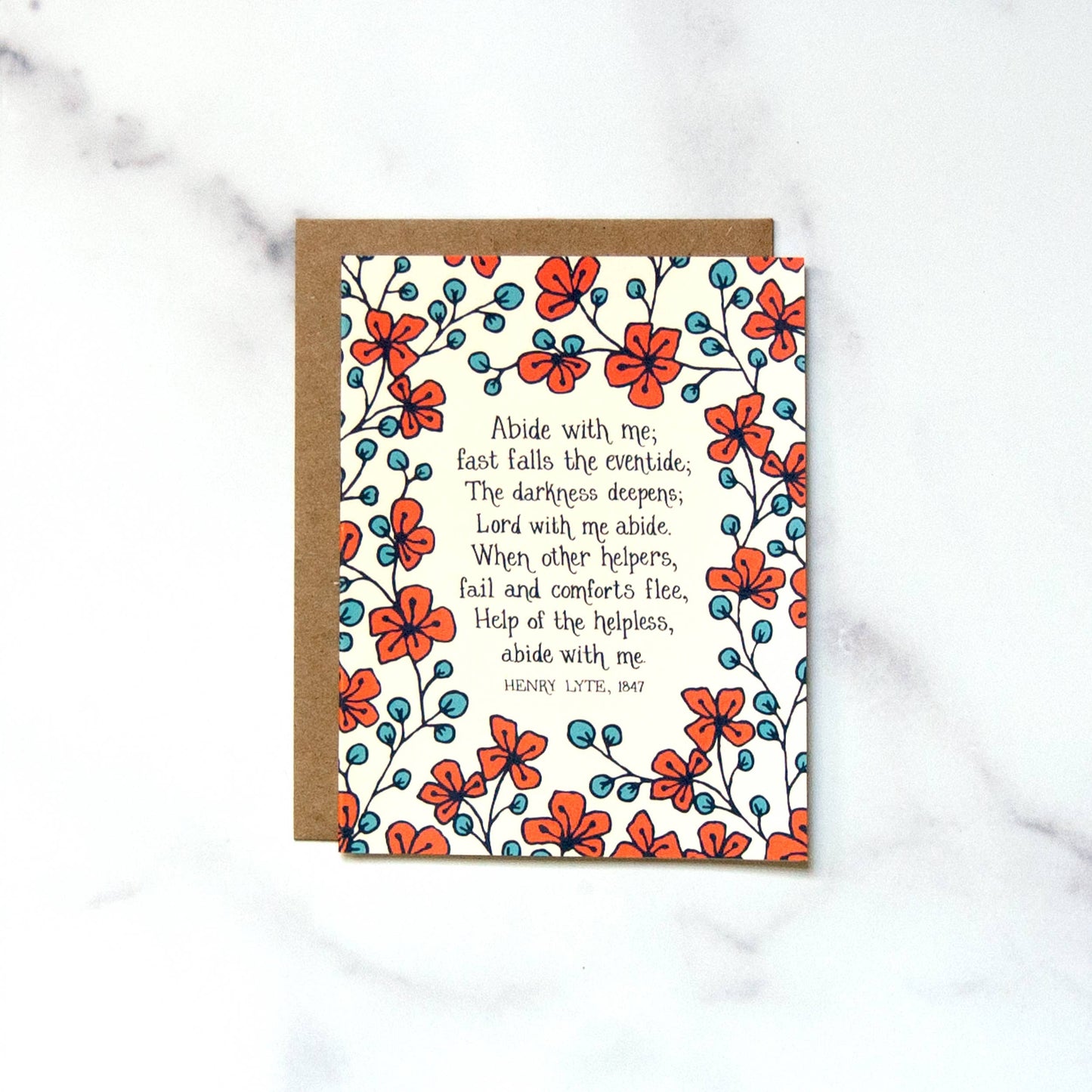 Abide With Me Greeting Card