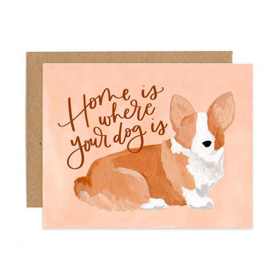 Corgi Home | Greeting Card