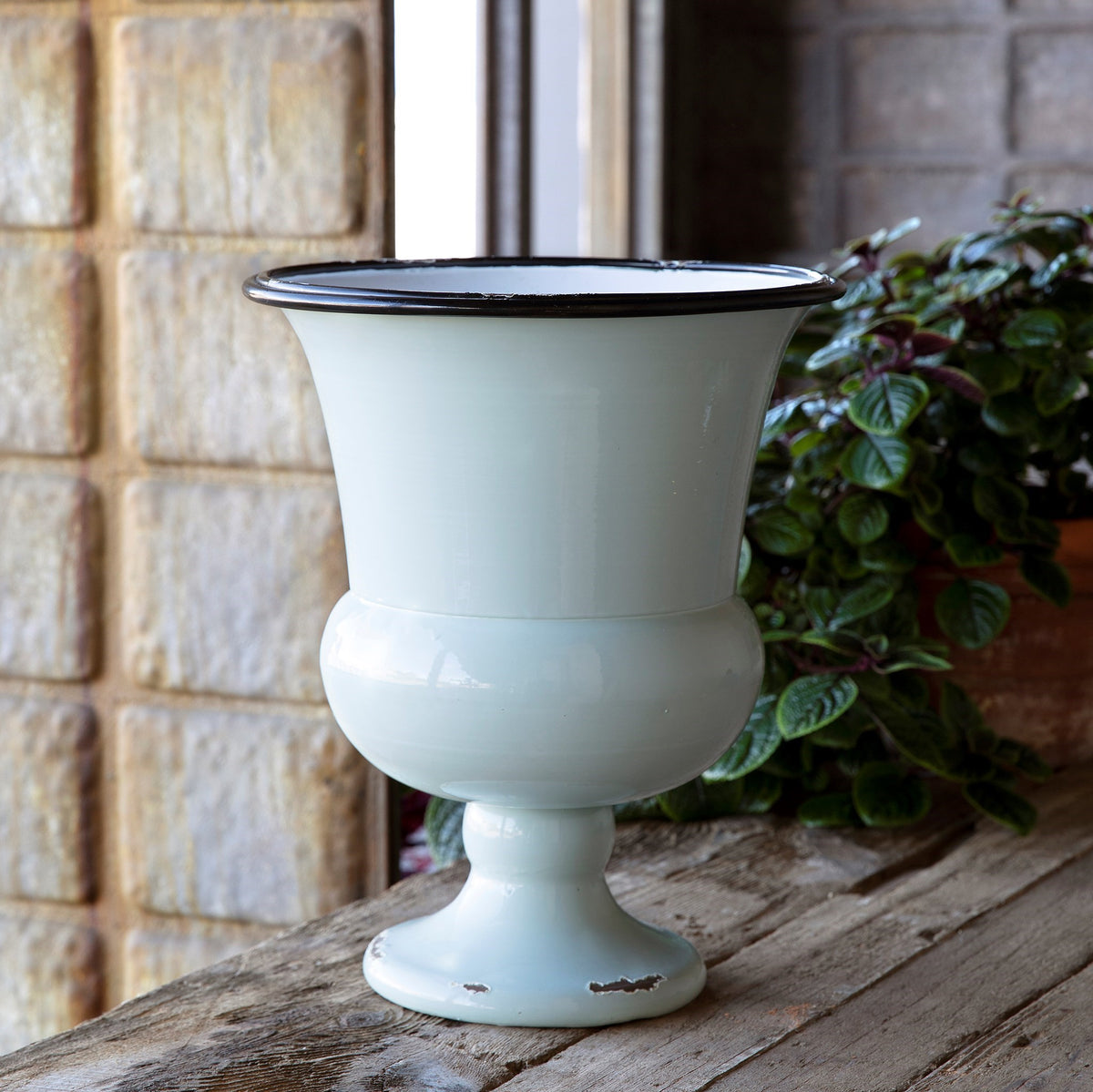 Enamel Estate Urn
