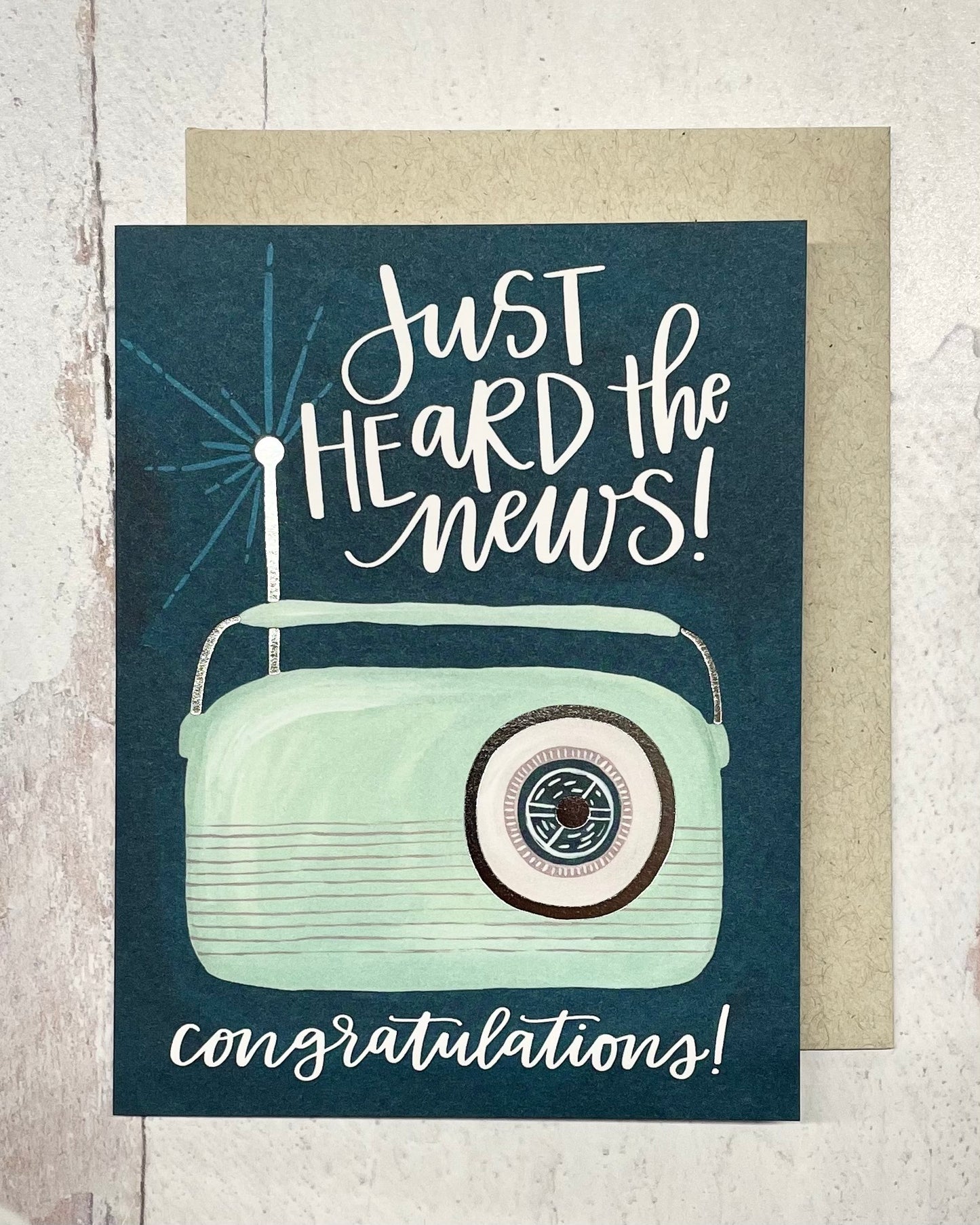 Congrats Radio | Greeting Card