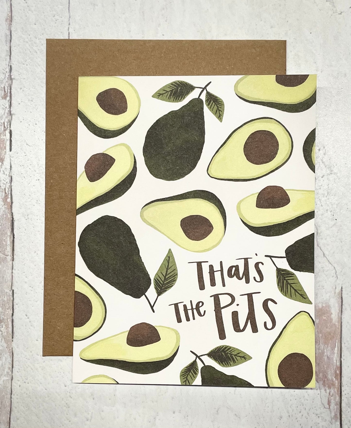 Avocado Pits | Greeting Card