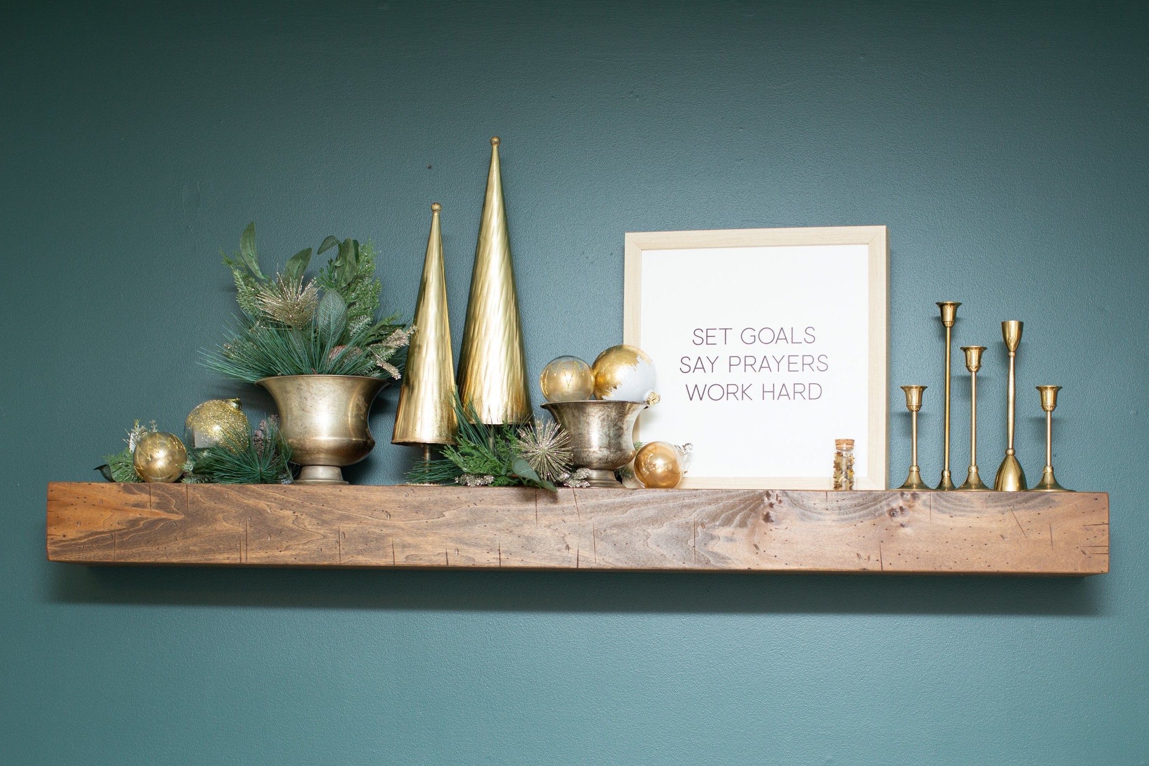 Antique Gold Candlestick | Sold Separately
