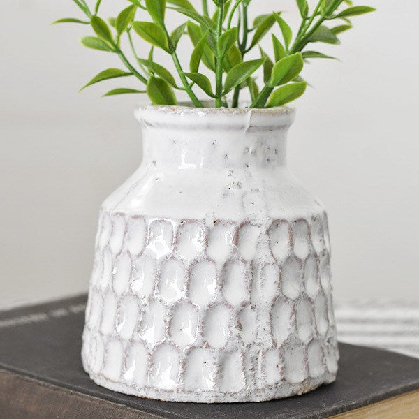 Carved Pattern Vase | 4"