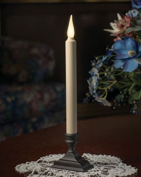 Warm LED Jumping Flame Battery Taper Candle